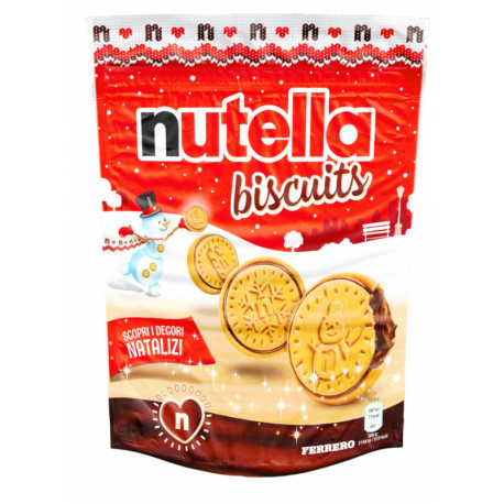 Sausainiai su riešutų nugos kremo įdaru NUTELLA BISCUITS 304g