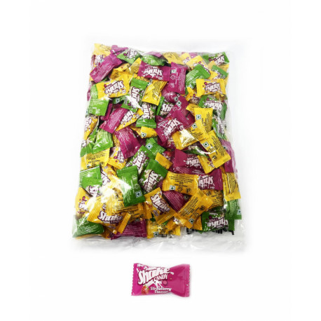 Saldainiai su kramtomosios gumos įdaru MILK SHAKE CANDY (1kg*8)