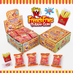 FRENCH FRIES BUBBLE GUM WITH JAM 25g.