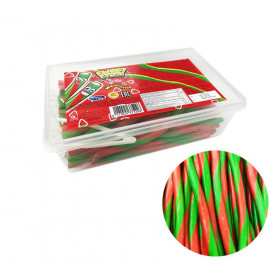 Colored jelly sticks BRILLO PASTICO WATERMELON (1kg*8)