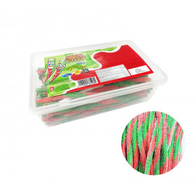 Colored jelly sticks PIKA PASTICO WATERMELON (1kg*8)