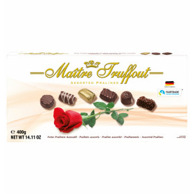 Rose assorted pralines MAITRE TRUFFOUT ROSE 400g