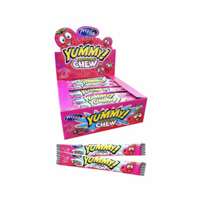 Chewy candy MEGA YUMMY YUMMY RASPBERRY 20g