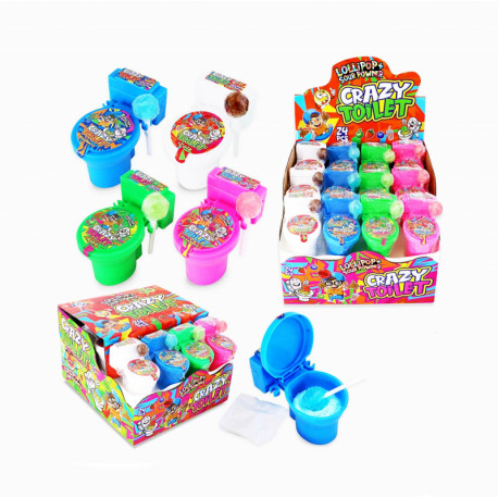 Ledinukas - pudra CRAZY TOILET LOLLIPOP 11g