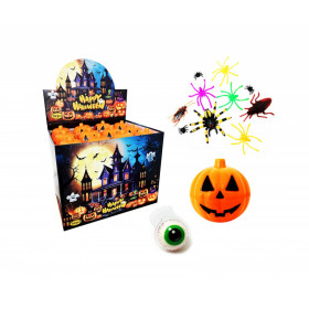  Žaislas su saldainiu HAPPY HALLOWEEN PUMKIN 10g