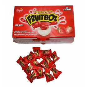 Kramtomoji guma FRUITBOL STRAWBERRY 3,5g