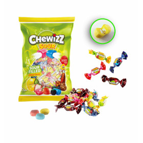 Kramtomieji saldainiai CHEWIZZ SOUR 1kg