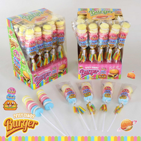 Želė saldainiai BURGER JELLY CANDY 22g