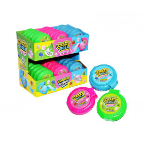 Chewing gum with filling BIG ROLL TATTOO BUBBLE GUM 12g