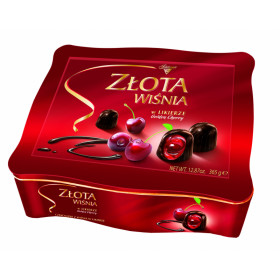 Chocolates with liqueur cherry GOLDEN CHERRY 365g