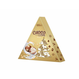 Milk chocolate pralines with milk cream and malt crisps CHOCO CRISPY MILK 112g.