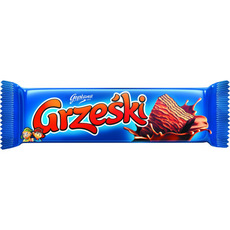 Chocolate-coated wafer bar with cocoa cream GRZESKI 36g