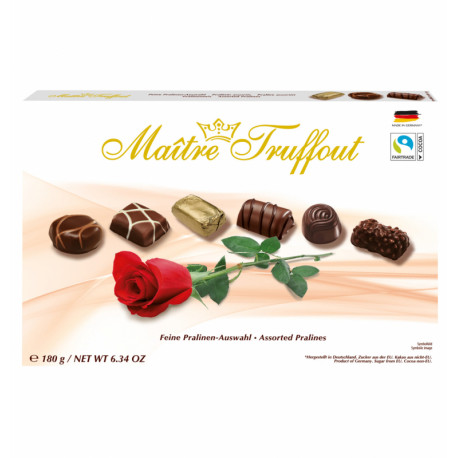 Rose assorted pralines MAITRE TRUFFOUT 180g