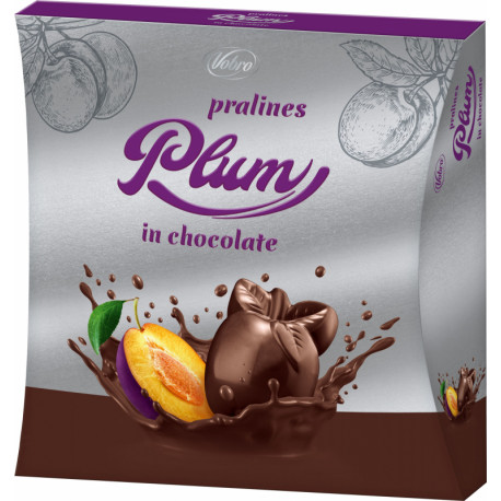 Šokoladiniai saldainiai su slyvomis PRALINES PLUM IN CHOCOLATE 144g