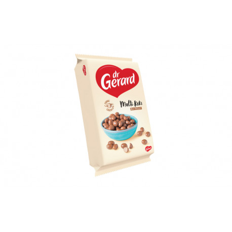 Small crispy cookies enveloped in delicious milk chocolate icing MALTIKEKS MILK CHOCO 320g.