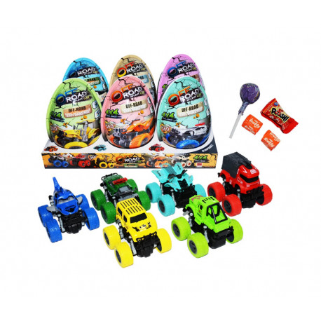 Plastic egg with surprise XXXL OFF ROAD 20g