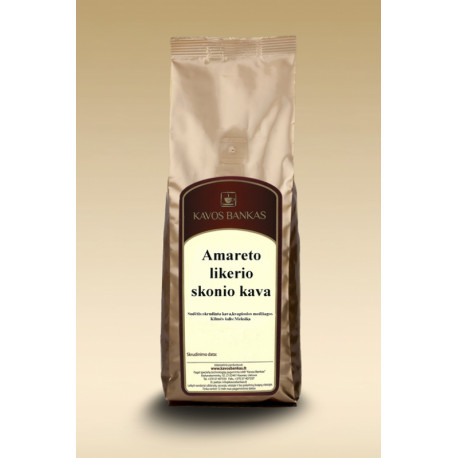 Coffee for medium grind  AMARET FLAVORED COFFEE 250 g.