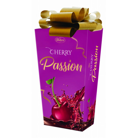 Šokoladiniai saldainiai su vyšniomis likeryje CHERRY PASSION 210g