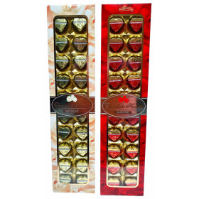 Šokoladiniai saldainiai CHOCOLATE HEARTS 240g