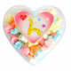 Fruit flavored powder lozenges HEART 80g