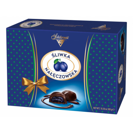 Chocolate candy with sugared PLUM CHOCOLATE 300g